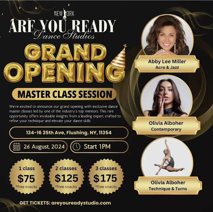 Are You Ready Studio - 纽约 皇后区 法拉盛 私人 芭蕾舞 爵士舞 Hip Hop 嘻哈 街舞 交谊舞 舞蹈 比赛 竞赛 课程 班 培训中心 儿童舞蹈教室 舞蹈学校 艺术工作室 Picture 4