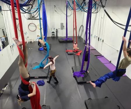 Aerial Cirque Over Denver - Central Park