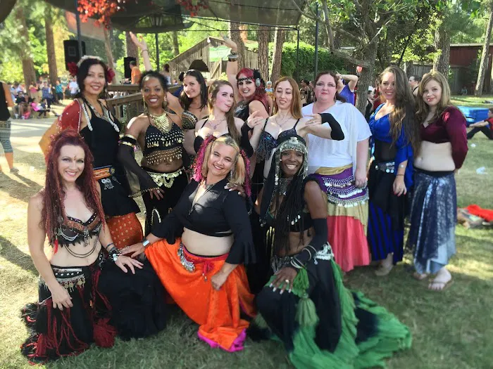 Red Veil Belly Dance Picture 1