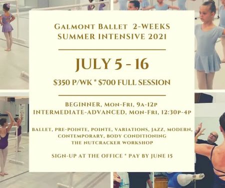 Galmont Ballet home of Galmont Youth Ballet Co.