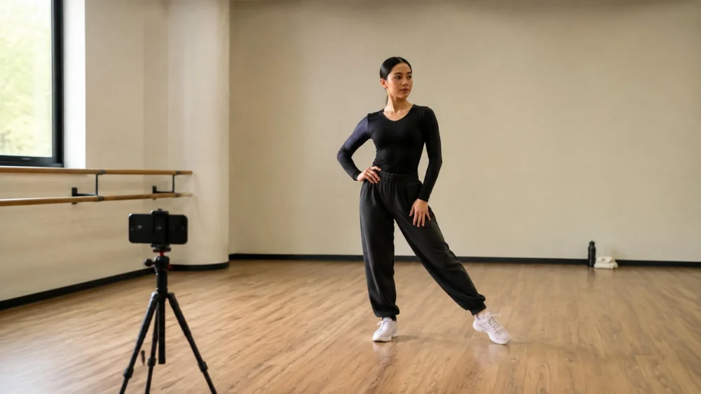Dance Practice Video: Frame, Review, and Protect Privacy