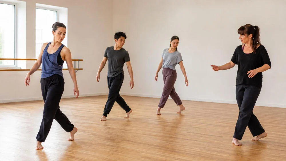 Dance Class Transitions: Counts, Pathways, and Spacing